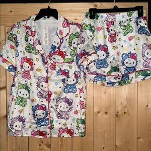 Brand New Sheshow Hello Kitty/Care Bears PJ set size Small